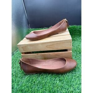 Steve Madden- Brown-Ballet Flats- Size 9W